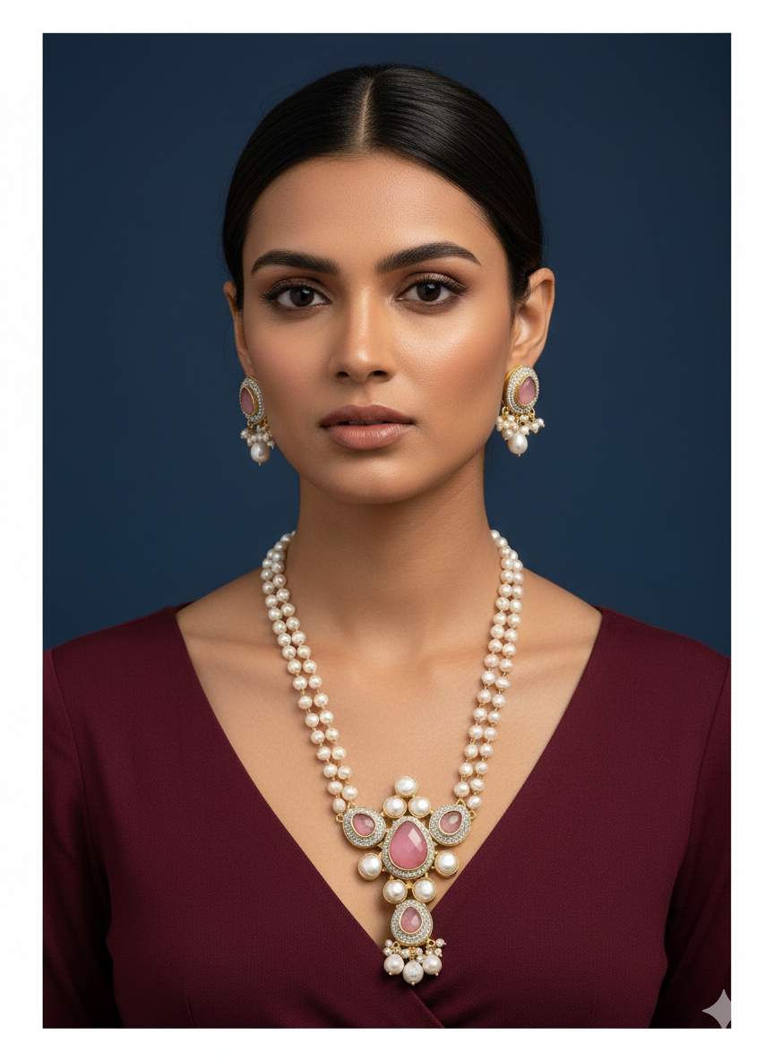 Azania real pearl set