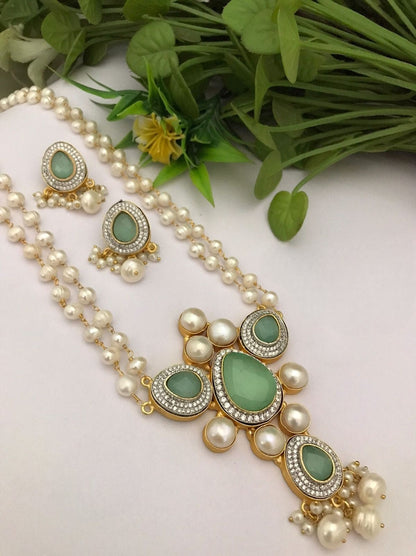 Arshiya real pearl set