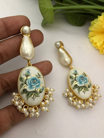 Afea real pearl earrings