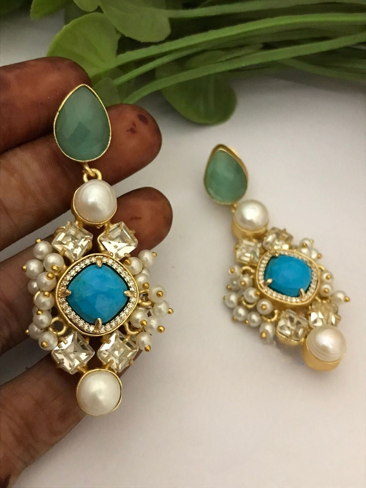 Aarti real pearl earrings