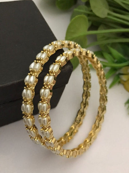 Aamani real pearl bangles