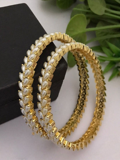 Aashrita real pearl bangles