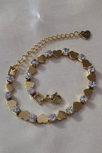 B-87-18k Gold Plated Stainless Steel Tarnish Free Waterproof Female Jewellery