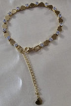 B-87-18k Gold Plated Stainless Steel Tarnish Free Waterproof Female Jewellery