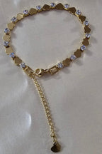 B-87-18k Gold Plated Stainless Steel Tarnish Free Waterproof Female Jewellery