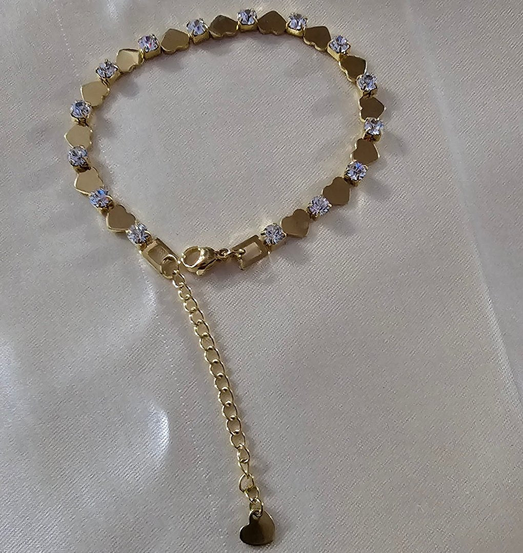 B-87-18k Gold Plated Stainless Steel Tarnish Free Waterproof Female Jewellery