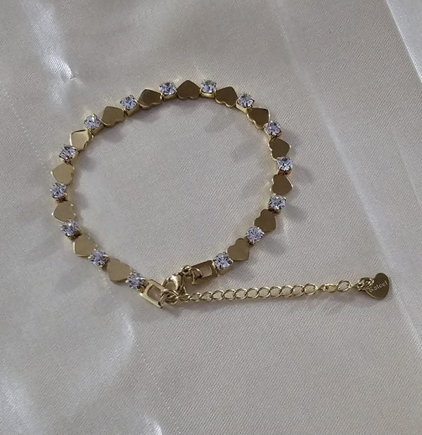 B-87-18k Gold Plated Stainless Steel Tarnish Free Waterproof Female Jewellery