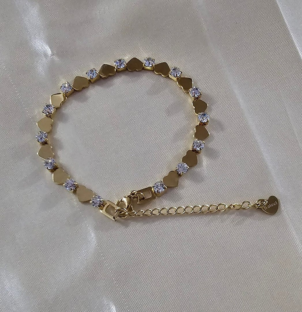 B-87-18k Gold Plated Stainless Steel Tarnish Free Waterproof Female Jewellery