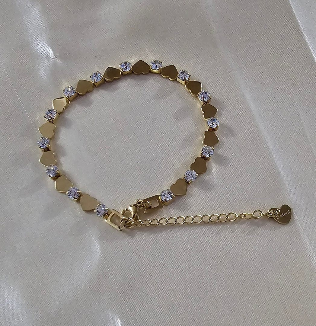 B-87-18k Gold Plated Stainless Steel Tarnish Free Waterproof Female Jewellery