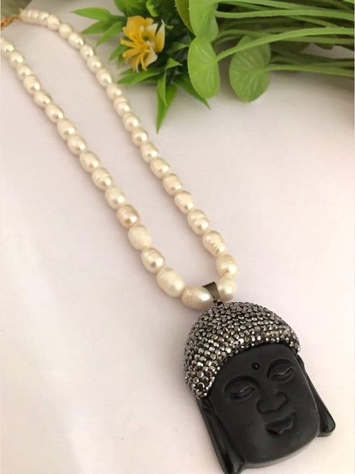 Budha real pearl necklace