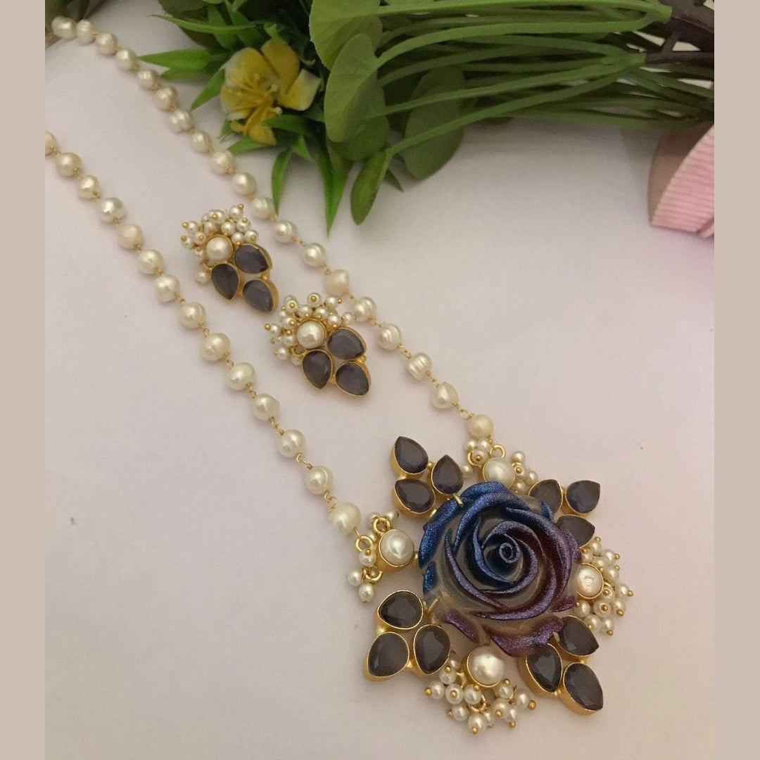 Ganga real pearl set
