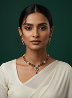 Janakshi real pearl set