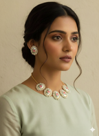 Malya real pearl set