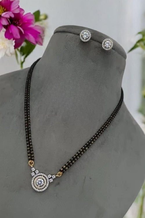 Shobita diamond look mangalsutra