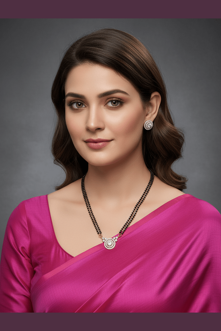 Shobita diamond look mangalsutra