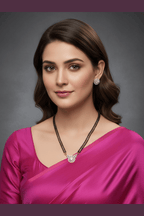 Shobita diamond look mangalsutra