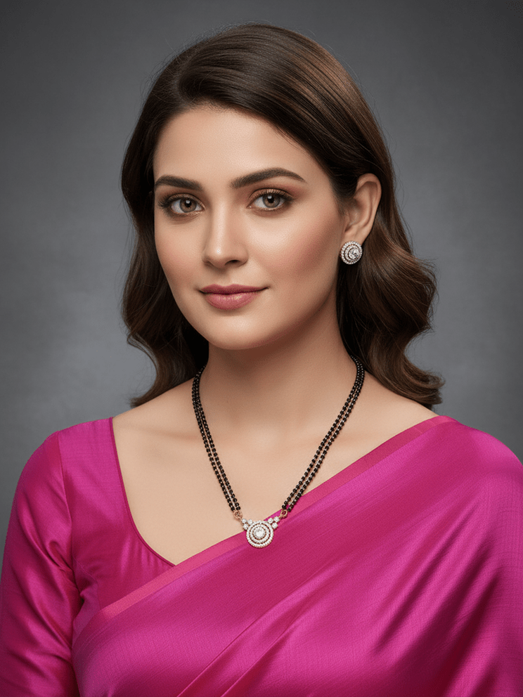 Shobita diamond look mangalsutra
