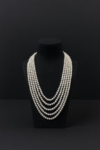 5 layer fresh water pearl mala