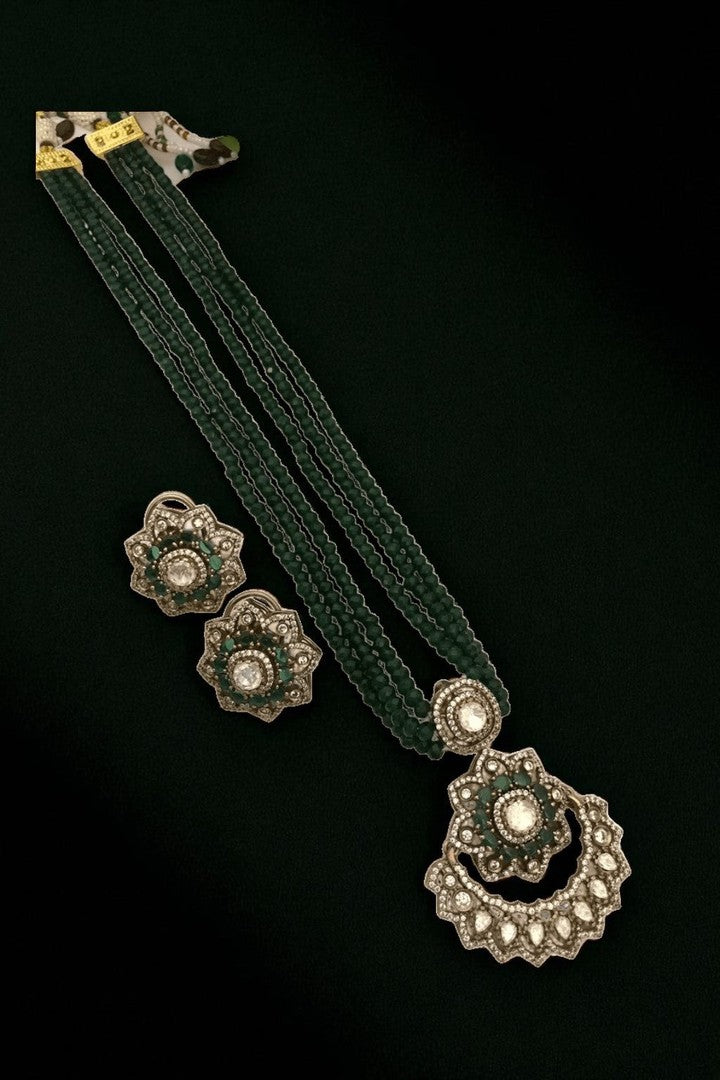 Aakantika polki kundan set
