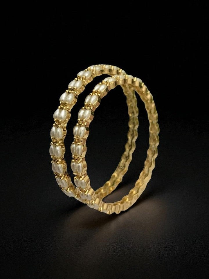 Aamani real pearl bangles
