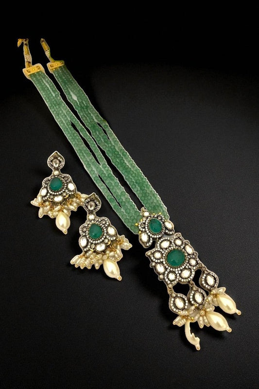 Adarshini polki kundan set