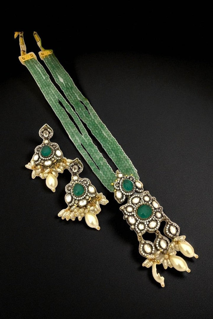 Adarshini polki kundan set