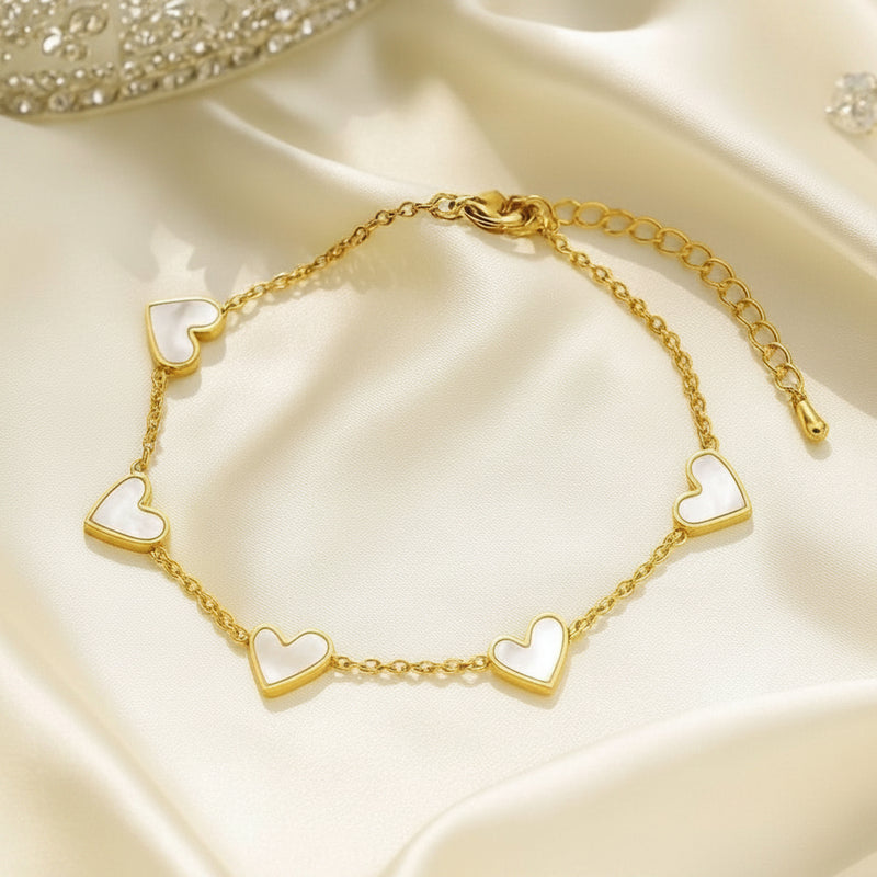 Aganya kreation B-91 18k Gold Plated Stainless Steel Tarnish Free Waterproof Female Jewellery