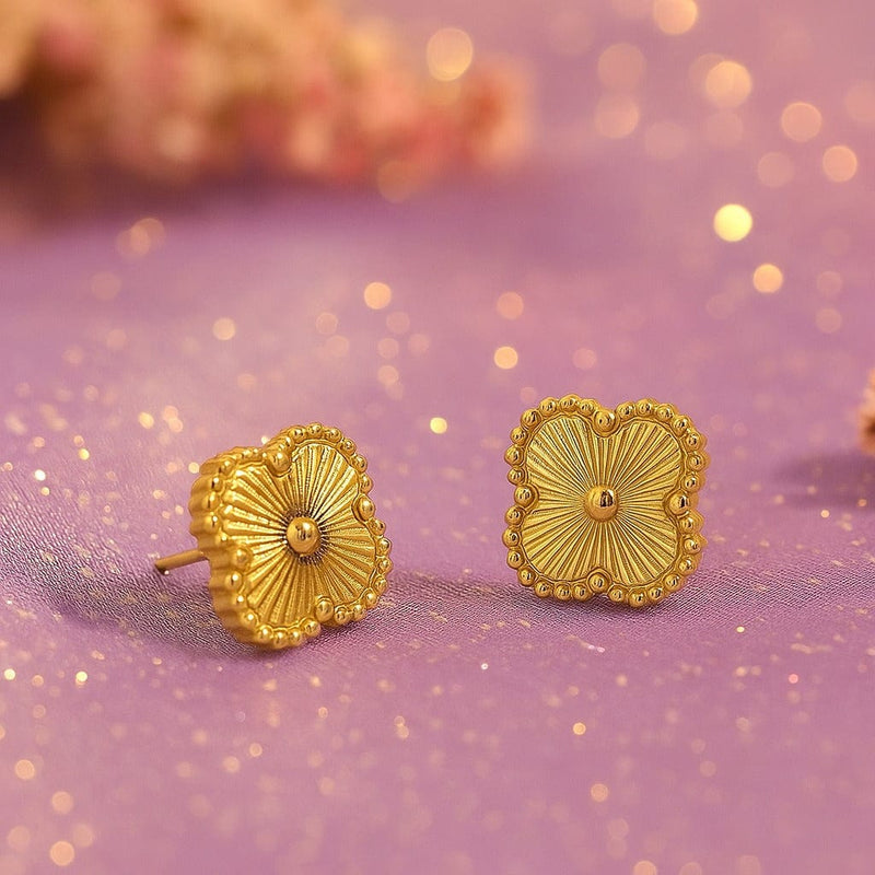 Aganya kreation Imil Earrings-18k Gold Plated Stainless Steel Tarnish Free Waterproof Female Earrings