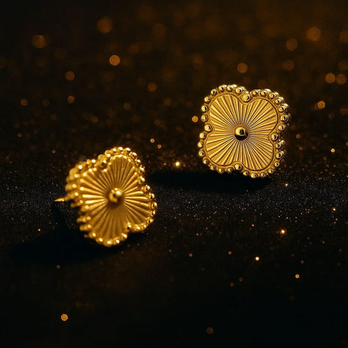 Aganya kreation Imil Earrings-18k Gold Plated Stainless Steel Tarnish Free Waterproof Female Earrings