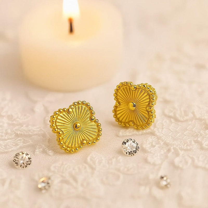 Aganya kreation Imil Earrings-18k Gold Plated Stainless Steel Tarnish Free Waterproof Female Earrings
