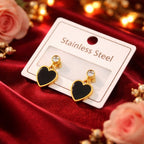 Aganya kreation Lovin -18k Gold Plated Stainless Steel Tarnish Free Waterproof Female Earrings
