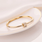 Aganya kreation Luxe Bracelet- 18k Gold Plated Stainless Steel Tarnish Free Waterproof Female Jewellery1