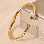 Aganya kreation Luxe Bracelet- 18k Gold Plated Stainless Steel Tarnish Free Waterproof Female Jewellery1