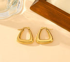 Aganya kreation Mabel Earrings 18k Gold Plated Stainless Steel Tarnish Free Waterproof Female Jewellery
