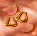 Aganya kreation Mabel Earrings 18k Gold Plated Stainless Steel Tarnish Free Waterproof Female Jewellery