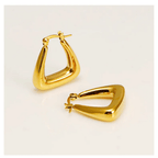 Aganya kreation Mabel Earrings 18k Gold Plated Stainless Steel Tarnish Free Waterproof Female Jewellery
