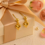 Aganya kreation Morning Earrings 18k Gold Plated Stainless Steel Tarnish Free Waterproof Female Jewellery