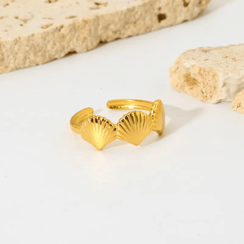 Aganya kreation Rings Crown 18k stainless steel Gold Plated anti tarnish ring
