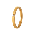 Aganya kreation Rings Freya Ring-18k Gold Plated Stainless Steel Anti Tarnish Waterproof