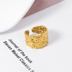Aganya kreation Rings Ginza 18k Gold Plated Anti tarnish ring