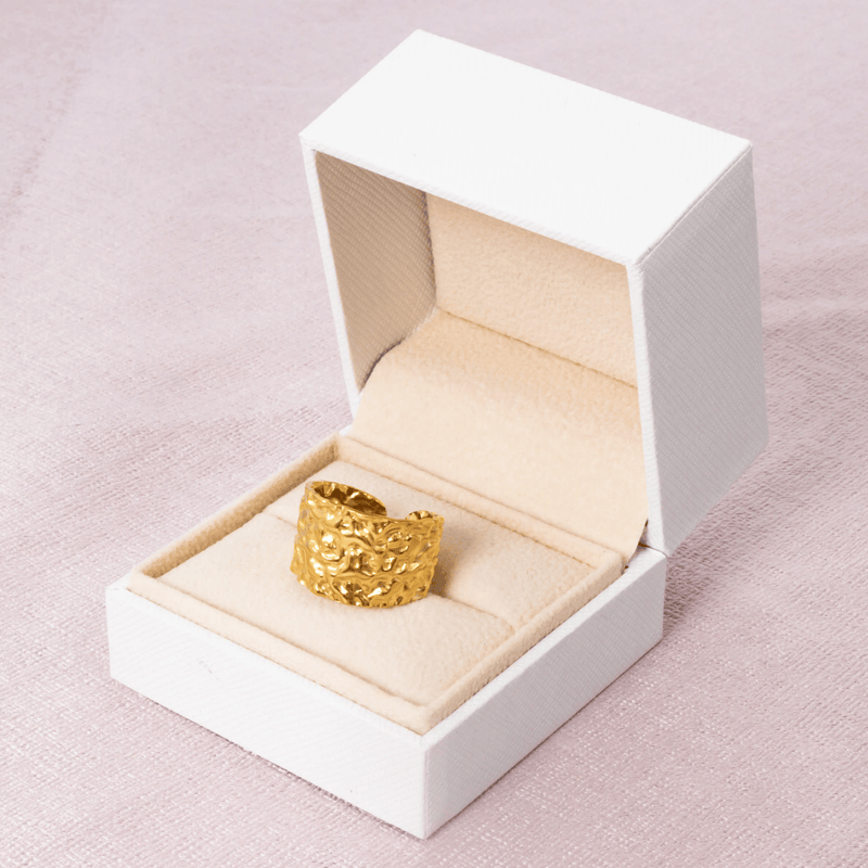 Aganya kreation Rings Ginza 18k Gold Plated Anti tarnish ring