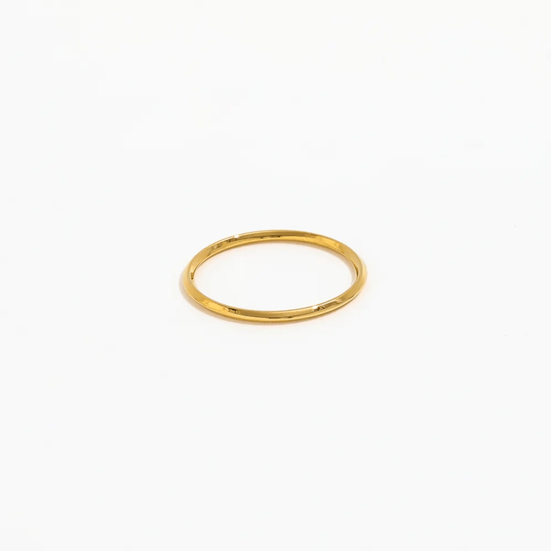 Aganya kreation Rings Kaellora 18k Gold Plated Stainless Steel Tarnish Free Waterproof Female Ring