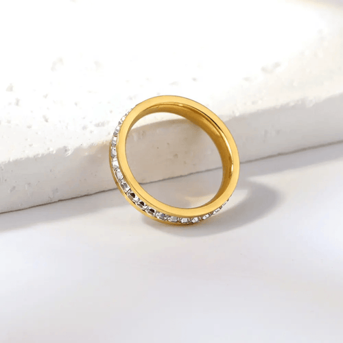 Aganya kreation Rings Sonet Ring 18k Gold Plated Anti Tarnish