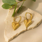Aganya kreation Shine Earrings-18k-gold-plated-stainless-steel-tarnish-free-waterproof-female-jewellery