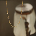 Aganya kreation Vyomina Chain 18k Gold Plated Stainless Steel Tarnish Free Waterproof Female Jewellery