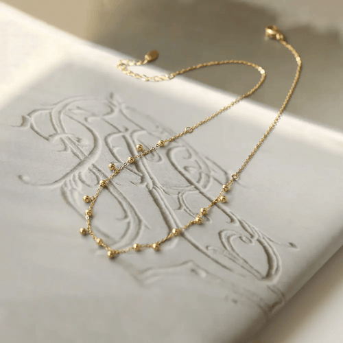 Aganya kreation Vyomina Chain 18k Gold Plated Stainless Steel Tarnish Free Waterproof Female Jewellery