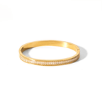Aganya kreation Zinnia Bracelet 18k Gold Plated Stainless Steel Tarnish Free Waterproof Female Jewellery