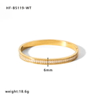 Aganya kreation Zinnia Bracelet 18k Gold Plated Stainless Steel Tarnish Free Waterproof Female Jewellery