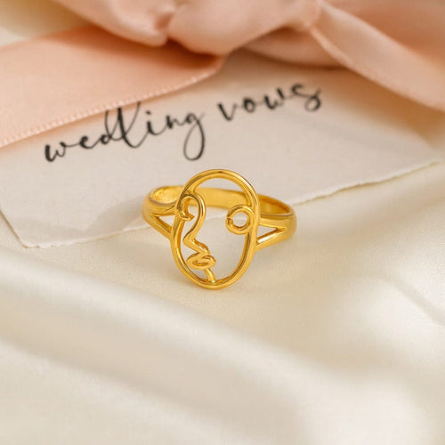 Aganya kreation Ziome 18k Gold Plated ring