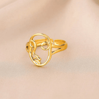Aganya kreation Ziome 18k Gold Plated ring